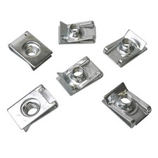 6x Metall Halterungs Klammern